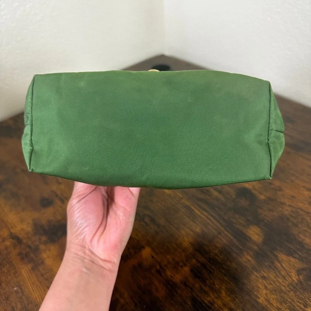 Prada Green Tessuto Cosmetic  Pouch with Certificate of Authenticity - Picture 7 of 16